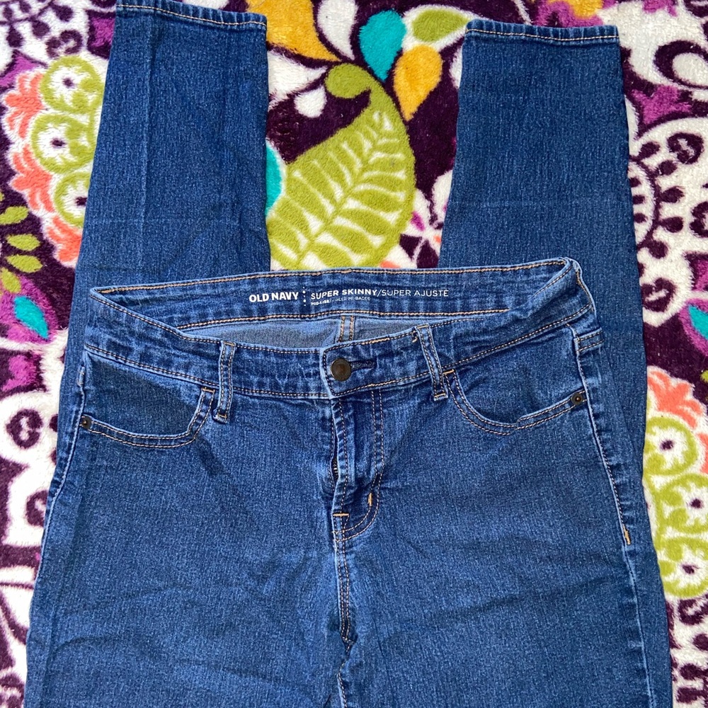 Old Navy Size 6 Midrise Super Skinny Jeans